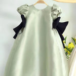 Elegant Green Girls' Formal Dress