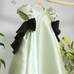 Elegant Green Girls' Formal Dress