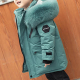 Unisex Warm Winter Jacket with Faux Fur