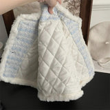 Snow Club Plush Chic Coat & Skirt Set