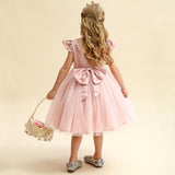 FLOWER GIRL Dress With a Fluttery Tulle Skirt