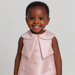 Festive Party Girl Dress with Charms