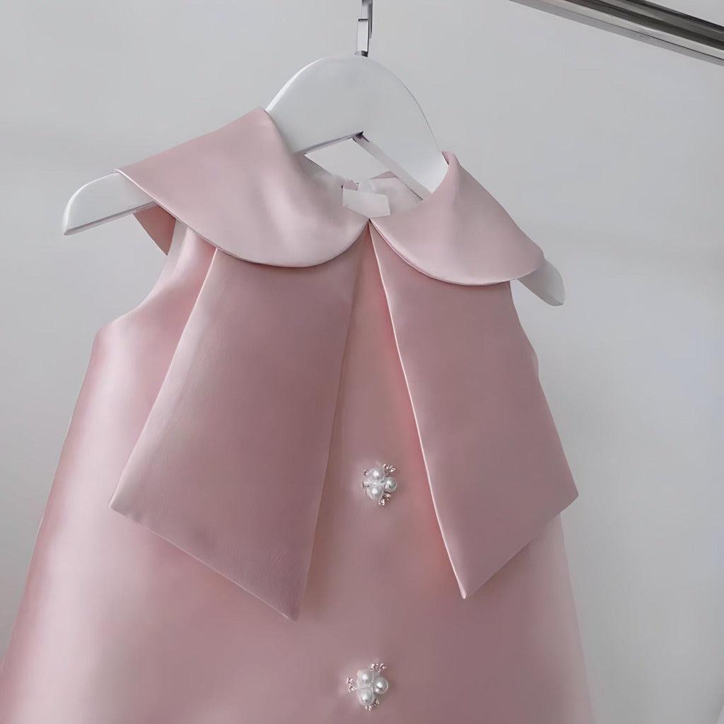 Festive Party Girl Dress with Charms