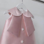 Festive Party Girl Dress with Charms