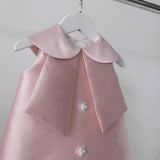 Festive Party Girl Dress with Charms