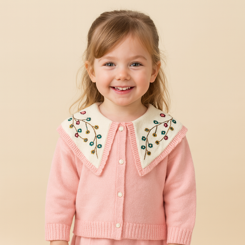 Floral Knitted Cardigan