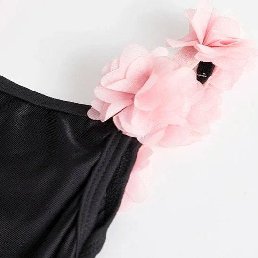 Floral Little Girls' Swimsuit