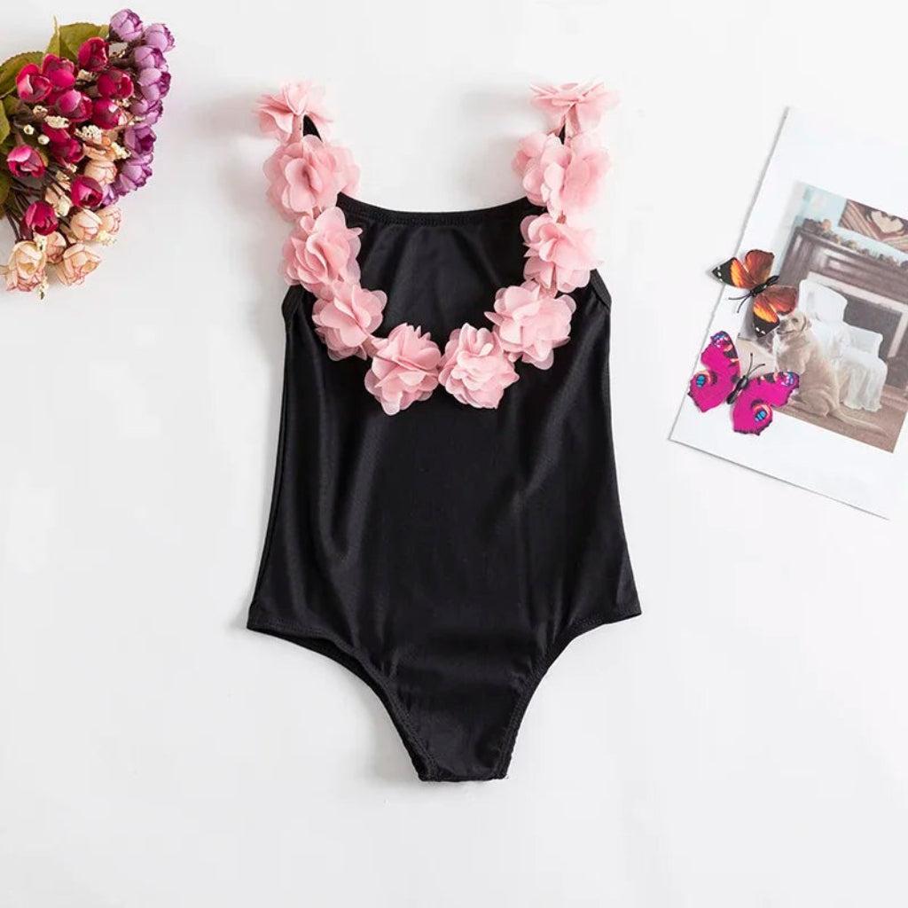 Floral Little Girls' Swimsuit