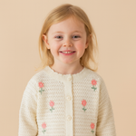 Flower Baby Girls' Cardigan