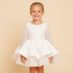 Flower Girls' Festive Soleil Dress with Glitters