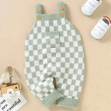 Frankie Check 1-Piece Overalls