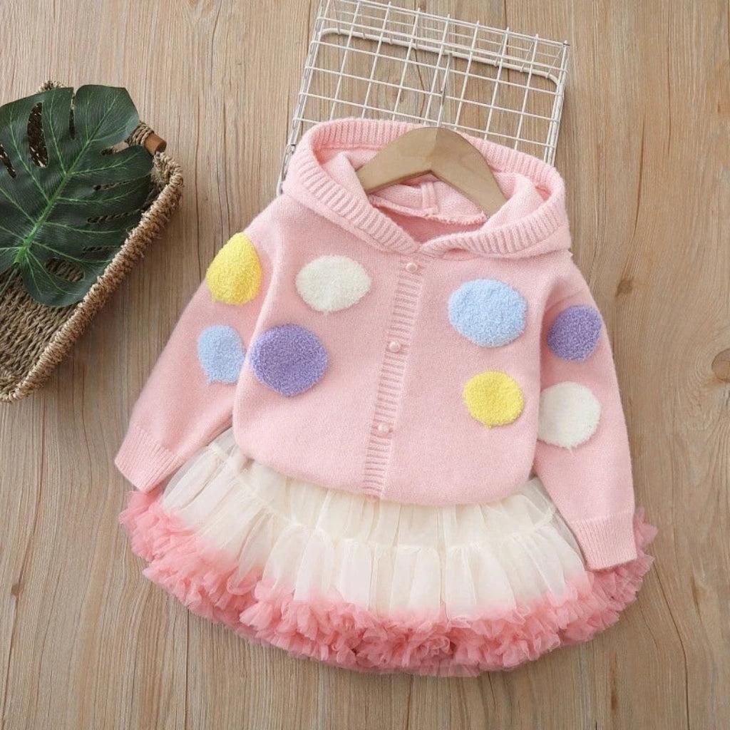 Frosted Candy Jacket & Skirt Set