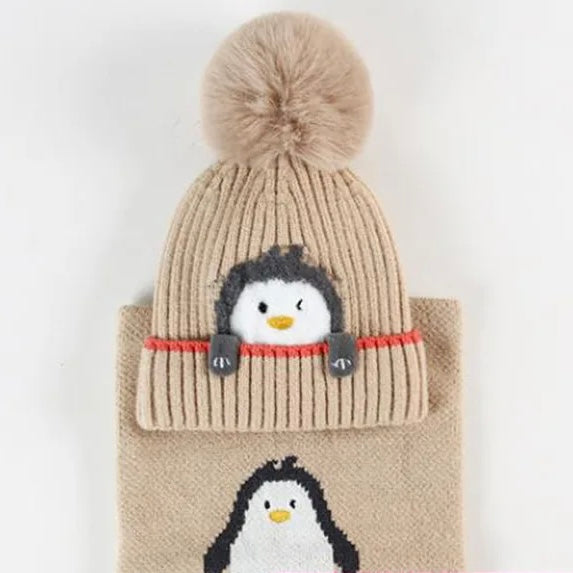 Kids’ Winter Hat & Scarf Set