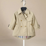 Genevieve Retro Girls' Trench Coat