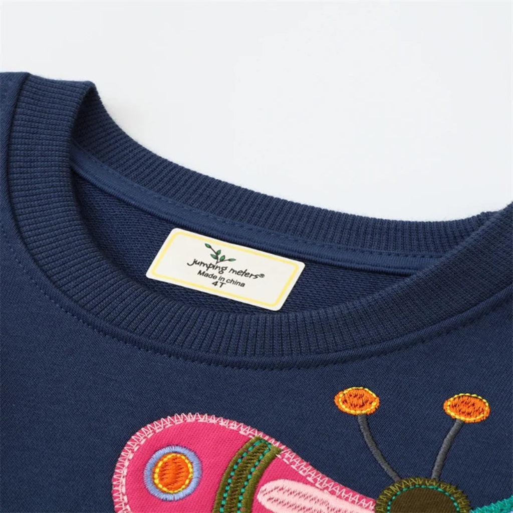 Girls' Butterfly Graphic Sweatshirt