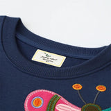 Girls' Butterfly Graphic Sweatshirt