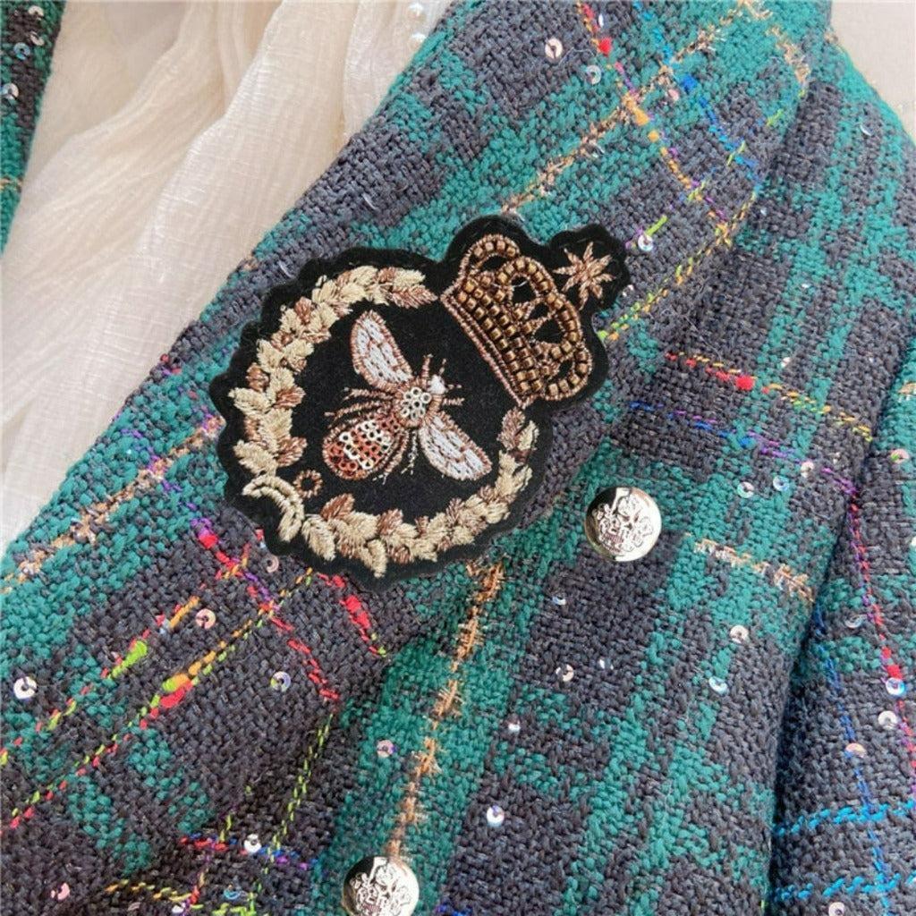 Girls' Classic Jacket & Skort Set in Green