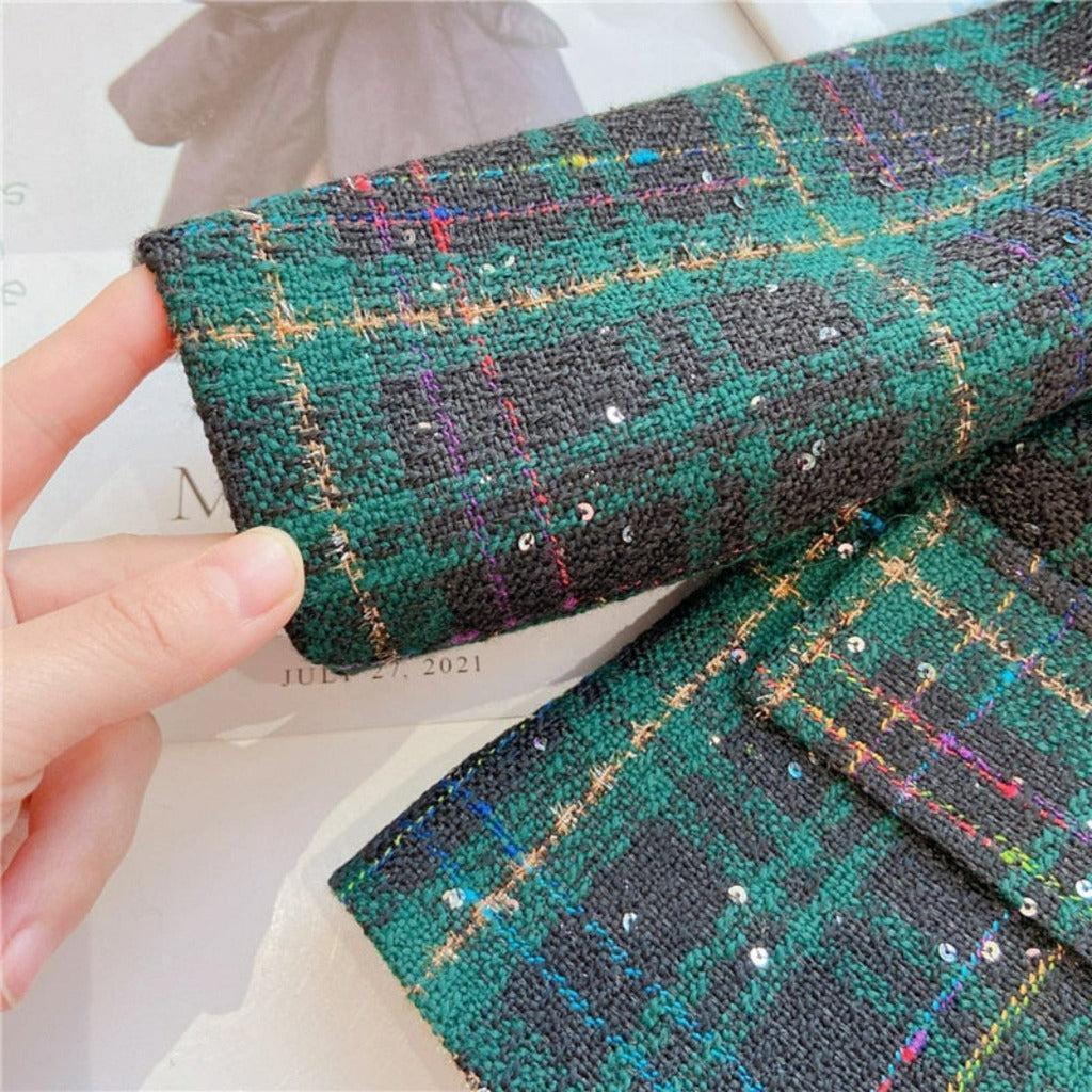 Girls' Classic Jacket & Skort Set in Green