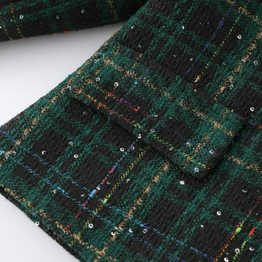 Girls' Classic Jacket & Skort Set in Green