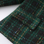 Girls' Classic Jacket & Skort Set in Green