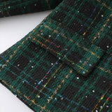 Girls' Classic Jacket & Skort Set in Green