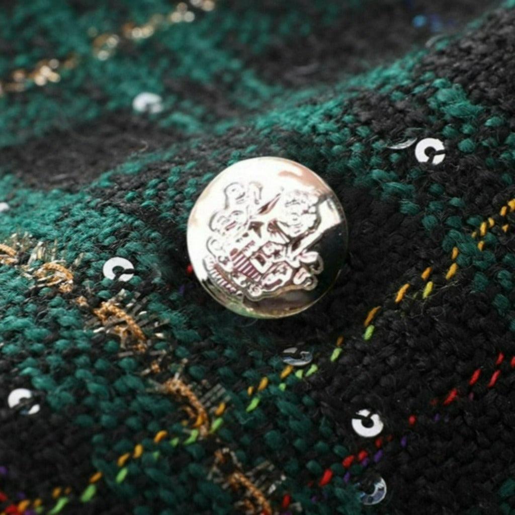 Girls' Classic Jacket & Skort Set in Green