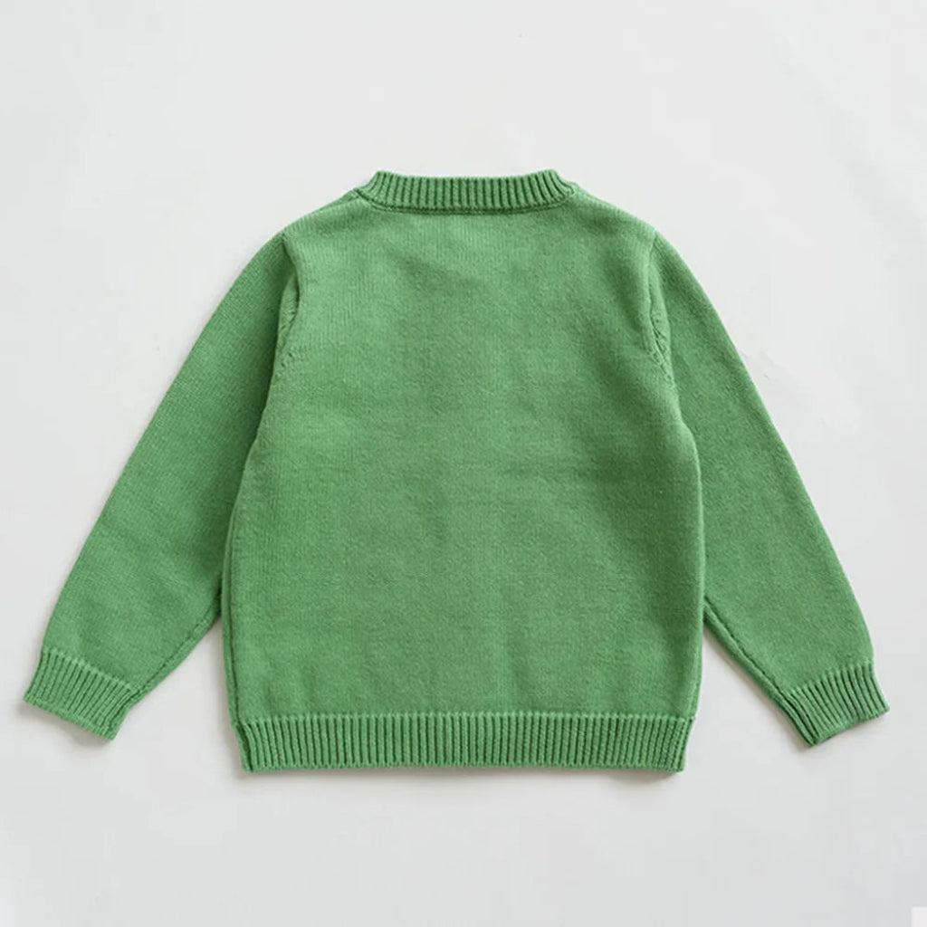 Girls' Duck Knit Cotton Cardigan