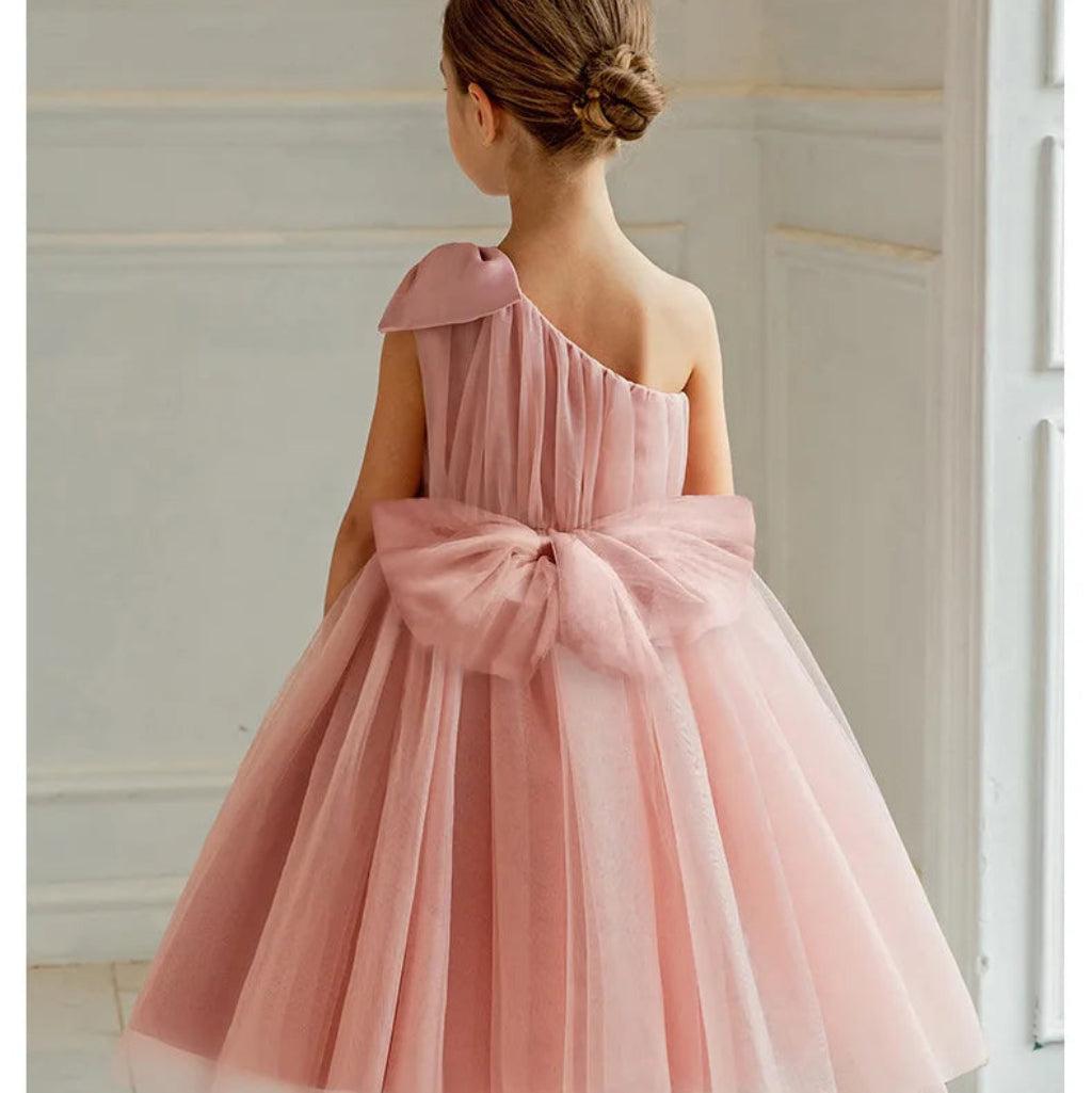 Girls' Elegant Tulle Party Dress