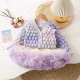 Girls’ Feather Frost Princess Dress