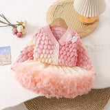Girls’ Feather Frost Princess Dress