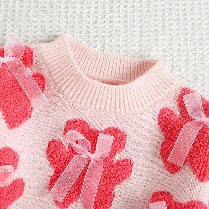 Girls' Knit Sweater & Ruffle Skirt Set