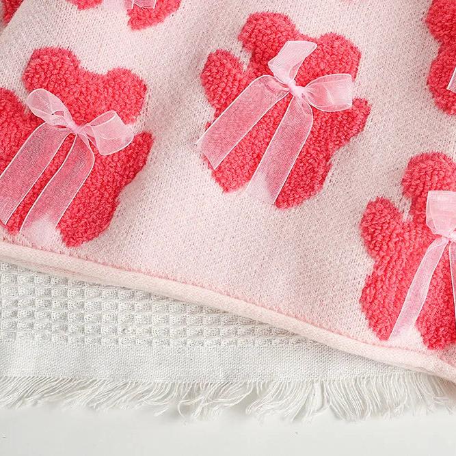 Girls' Knit Sweater & Ruffle Skirt Set