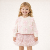 Girls' Knit Sweater & Ruffle Skirt Set