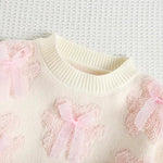 Girls' Knit Sweater & Ruffle Skirt Set