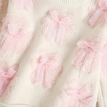 Girls' Knit Sweater & Ruffle Skirt Set