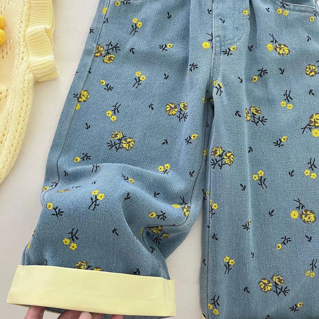 Golden Bloom Cotton 3 Piece Set