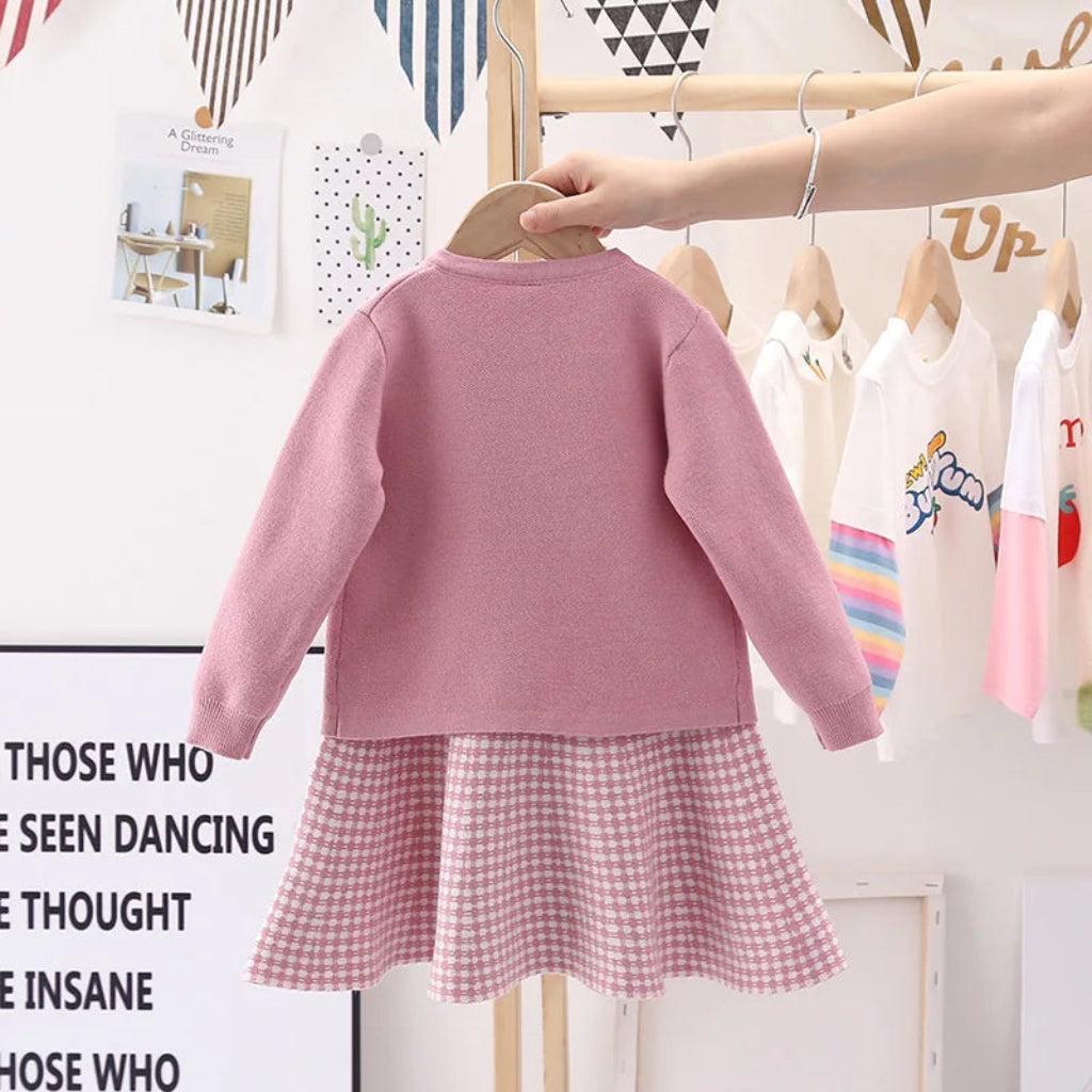 Grace Kelly Checkered Wool-Blend Set