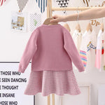 Grace Kelly Checkered Wool-Blend Set