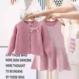 Grace Kelly Checkered Wool-Blend Set