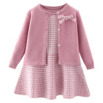 Grace Kelly Checkered Wool-Blend Set