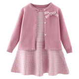 Grace Kelly Checkered Wool-Blend Set