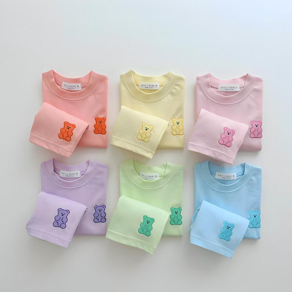 Gummy Bear Soft Cottom top and Bottom Set