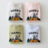 Happy Camper Unisex T-Shirt and Shorts Set