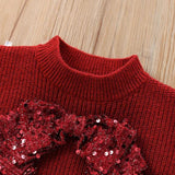 Holiday Ruby Tulle Skirt & Pullover