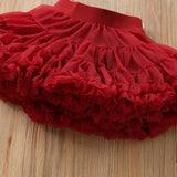 Holiday Ruby Tulle Skirt & Pullover