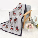Horse Pattern Soft Blanket