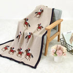 Horse Pattern Soft Blanket