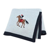 Horse Pattern Soft Blanket