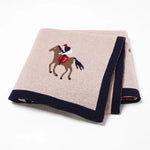 Horse Pattern Soft Blanket