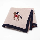 Horse Pattern Soft Blanket